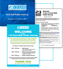 December 9, 10 and 11, 2008 Corridor-Wide Public Meetings (thumbnail of meeting materials)