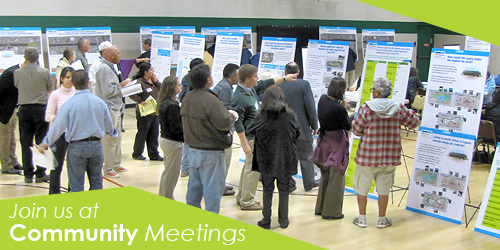 Join us at Community Meetings