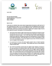 Letter of Support from Adams County, the City and County of Denver, and Commerce City (thumbnail of letter)