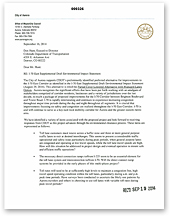 Letter of Support from the City of Aurora, Office of Mayor/City Council, Mayor Hogan (thumbnail of letter)